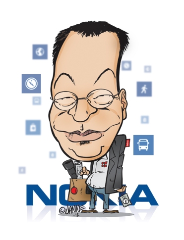 Stephen Elop Nokia caricature